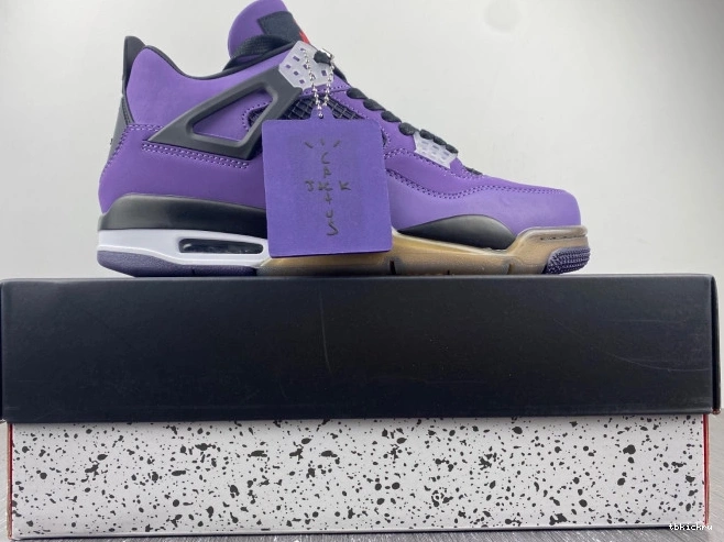 Rep TBK and 766296 Retro (Friends Travis 4 LN4 Purple Jordan Scott Family) 0808